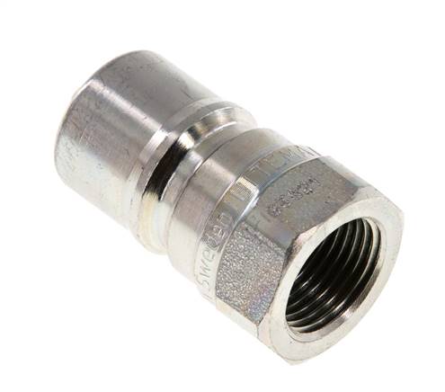 Acero DN 10 Acoplamiento hidráulico Enchufe G 3/8 pulgadas rosca hembra Eliminador de presión ISO 7241-1 B D 19,1mm