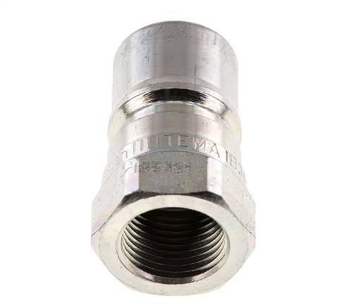 Acero DN 10 Acoplamiento hidráulico Enchufe G 3/8 pulgadas rosca hembra Eliminador de presión ISO 7241-1 B D 19,1mm