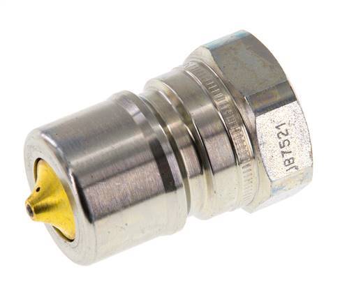 Acero DN 20 Acoplamiento hidráulico Enchufe G 3/4 pulgadas rosca hembra Eliminador de presión ISO 7241-1 B D 31,4mm
