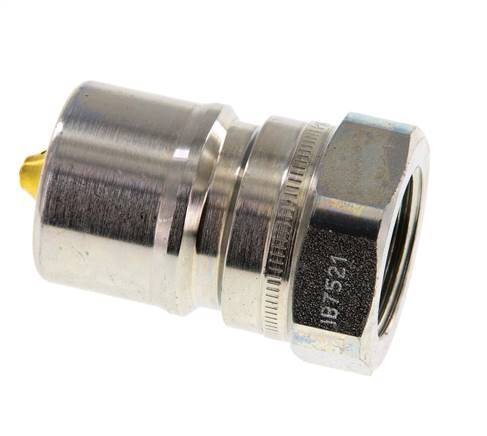 Acero DN 20 Acoplamiento hidráulico Enchufe G 3/4 pulgadas rosca hembra Eliminador de presión ISO 7241-1 B D 31,4mm