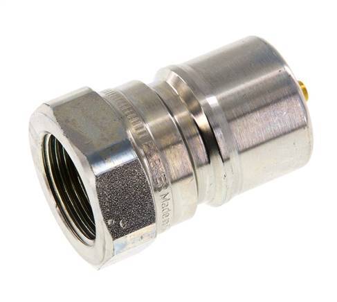 Acero DN 20 Acoplamiento hidráulico Enchufe G 3/4 pulgadas rosca hembra Eliminador de presión ISO 7241-1 B D 31,4mm