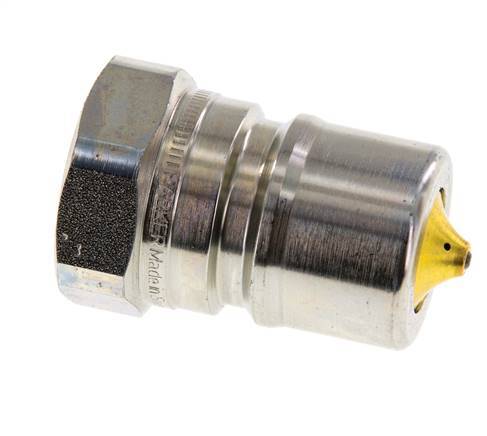 Acero DN 20 Acoplamiento hidráulico Enchufe G 3/4 pulgadas rosca hembra Eliminador de presión ISO 7241-1 B D 31,4mm