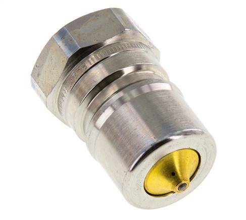 Acero DN 20 Acoplamiento hidráulico Enchufe G 3/4 pulgadas rosca hembra Eliminador de presión ISO 7241-1 B D 31,4mm