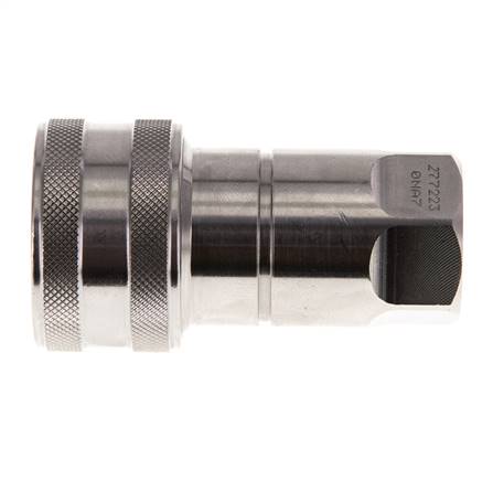 Acoplamiento hidráulico de acero inoxidable DN 10 Toma G 3/8 pulgadas rosca hembra ISO 7241-1 B D 19,1mm