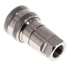 Acoplamiento hidráulico de acero inoxidable DN 10 Toma G 3/8 pulgadas rosca hembra ISO 7241-1 B D 19,1mm