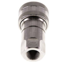 Acoplamiento hidráulico de acero inoxidable DN 10 Toma G 3/8 pulgadas rosca hembra ISO 7241-1 B D 19,1mm
