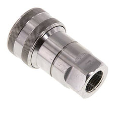 Acoplamiento hidráulico de acero inoxidable DN 12,5 Enchufe G 1/2 pulgadas rosca hembra ISO 7241-1 B D 23,5mm