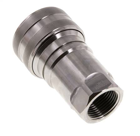 Acoplamiento hidráulico de acero inoxidable DN 50 Enchufe G 2 pulgadas rosca hembra ISO 7241-1 B D 63,2mm