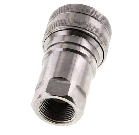 Acoplamiento hidráulico de acero inoxidable DN 50 Enchufe G 2 pulgadas rosca hembra ISO 7241-1 B D 63,2mm