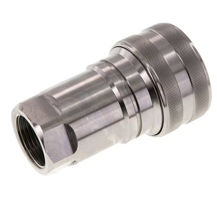 Acoplamiento hidráulico de acero inoxidable DN 50 Enchufe G 2 pulgadas rosca hembra ISO 7241-1 B D 63,2mm