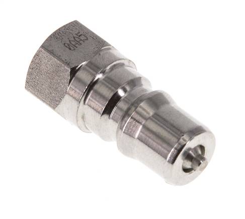 Acero inoxidable DN 5 Acoplamiento hidráulico Enchufe G 1/8 pulgadas Rosca hembra ISO 7241-1 B D 10,9mm