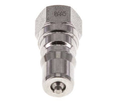 Acero inoxidable DN 5 Acoplamiento hidráulico Enchufe G 1/8 pulgadas Rosca hembra ISO 7241-1 B D 10,9mm