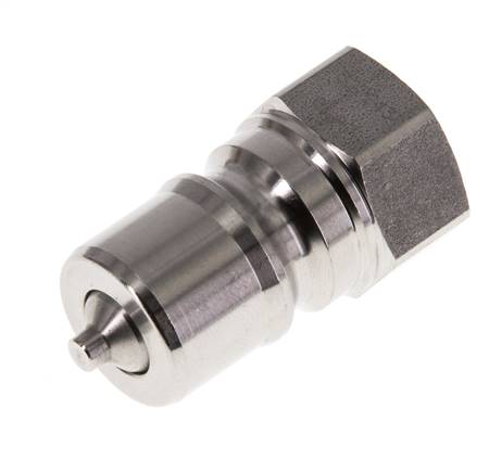 Acoplamiento hidráulico de acero inoxidable DN 10 Tapón G 3/8 pulgadas rosca hembra ISO 7241-1 B D 19,1mm