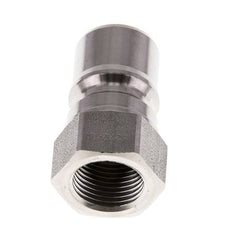 Acoplamiento hidráulico de acero inoxidable DN 10 Tapón G 3/8 pulgadas rosca hembra ISO 7241-1 B D 19,1mm