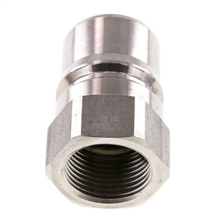 Acoplamiento hidráulico de acero inoxidable DN 25 Tapón G 1 pulgada rosca hembra ISO 7241-1 B D 37,8mm