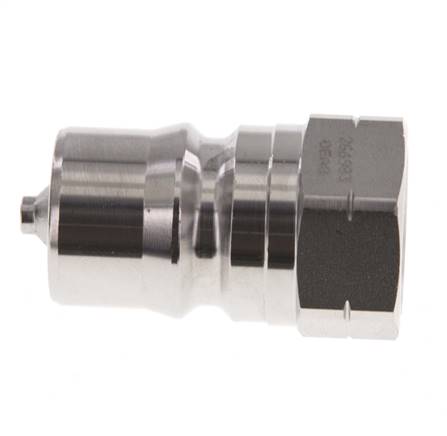 Enchufe hidráulico de acero inoxidable DN 12.5 con rosca NPT hembra de 1/2 pulgada ISO 7241-1 B D 23.5mm
