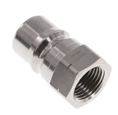 Enchufe hidráulico de acero inoxidable DN 12.5 con rosca NPT hembra de 1/2 pulgada ISO 7241-1 B D 23.5mm