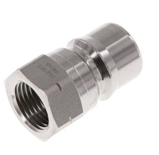Enchufe hidráulico de acero inoxidable DN 12.5 con rosca NPT hembra de 1/2 pulgada ISO 7241-1 B D 23.5mm