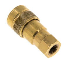 Acoplamiento hidráulico de latón DN 5 Enchufe G 1/8 pulgadas rosca hembra ISO 7241-1 B D 10,9mm