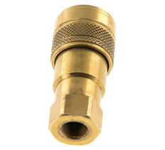 Acoplamiento hidráulico de latón DN 5 Enchufe G 1/8 pulgadas rosca hembra ISO 7241-1 B D 10,9mm