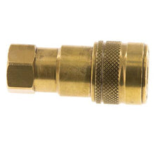 Acoplamiento hidráulico de latón DN 5 Enchufe G 1/8 pulgadas rosca hembra ISO 7241-1 B D 10,9mm
