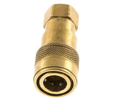 Acoplamiento hidráulico de latón DN 5 Enchufe G 1/8 pulgadas rosca hembra ISO 7241-1 B D 10,9mm