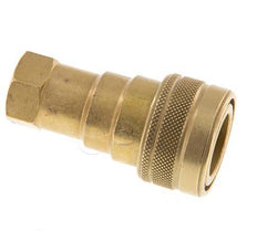 Acoplamiento hidráulico de latón DN 10 Toma G 3/8 pulgadas rosca hembra ISO 7241-1 B D 19,1mm