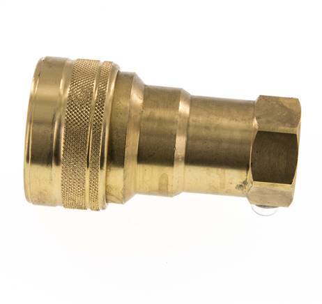 Acoplamiento hidráulico de latón DN 20 Toma G 3/4 pulgadas rosca hembra ISO 7241-1 B D 31,4mm
