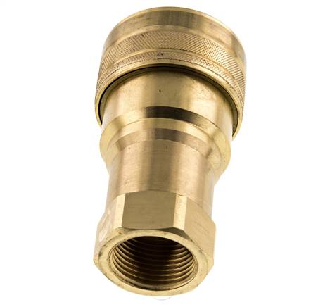 Acoplamiento hidráulico de latón DN 40 Enchufe G 1 1/2 pulgadas rosca hembra ISO 7241-1 B D 44,5mm