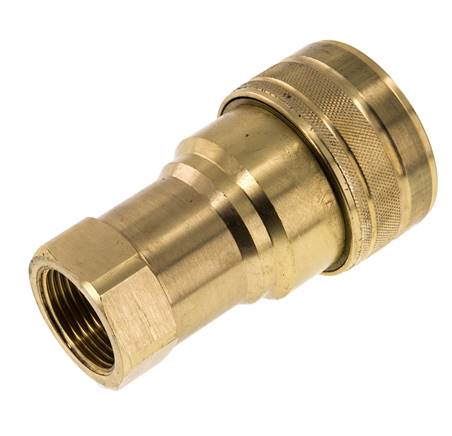 Acoplamiento hidráulico de latón DN 40 Enchufe G 1 1/2 pulgadas rosca hembra ISO 7241-1 B D 44,5mm