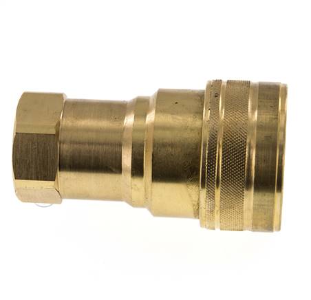 Acoplamiento hidráulico de latón DN 40 Enchufe G 1 1/2 pulgadas rosca hembra ISO 7241-1 B D 44,5mm