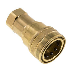 Acoplamiento hidráulico de latón DN 40 Enchufe G 1 1/2 pulgadas rosca hembra ISO 7241-1 B D 44,5mm