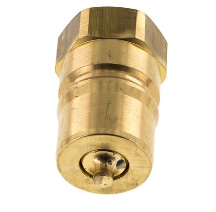 Latón DN 25 Acoplamiento hidráulico Enchufe G 1 pulgada Roscas Hembra ISO 7241-1 B D 37,8mm