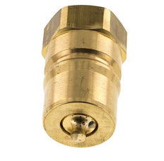 Latón DN 25 Acoplamiento hidráulico Enchufe G 1 pulgada Roscas Hembra ISO 7241-1 B D 37,8mm