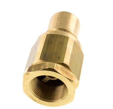 Latón DN 50 Acoplamiento hidráulico Enchufe G 2 pulgadas Roscas Hembra ISO 7241-1 B D 63,2mm