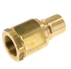 Latón DN 50 Acoplamiento hidráulico Enchufe G 2 pulgadas Roscas Hembra ISO 7241-1 B D 63,2mm