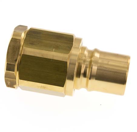 Latón DN 50 Acoplamiento hidráulico Enchufe G 2 pulgadas Roscas Hembra ISO 7241-1 B D 63,2mm