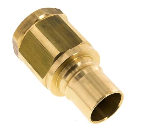 Latón DN 50 Acoplamiento hidráulico Enchufe G 2 pulgadas Roscas Hembra ISO 7241-1 B D 63,2mm