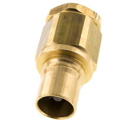 Latón DN 50 Acoplamiento hidráulico Enchufe G 2 pulgadas Roscas Hembra ISO 7241-1 B D 63,2mm
