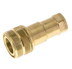 Acoplamiento hidráulico de latón DN 6,3 con rosca NPT hembra de 1/4 de pulgada ISO 7241-1 B D 14,2mm