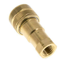 Acoplamiento hidráulico de latón DN 6,3 con rosca NPT hembra de 1/4 de pulgada ISO 7241-1 B D 14,2mm