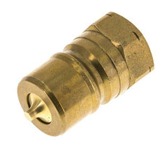 Acoplamiento hidráulico de latón DN 20 Tapón de 3/4 de pulgada con rosca NPT hembra ISO 7241-1 B D 31,4mm