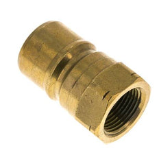 Acoplamiento hidráulico de latón DN 20 Tapón de 3/4 de pulgada con rosca NPT hembra ISO 7241-1 B D 31,4mm