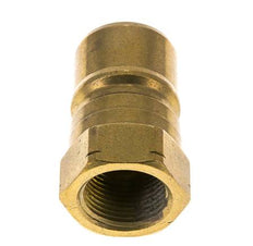Acoplamiento hidráulico de latón DN 20 Tapón de 3/4 de pulgada con rosca NPT hembra ISO 7241-1 B D 31,4mm