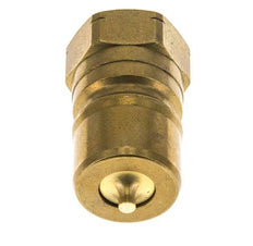 Acoplamiento hidráulico de latón DN 20 Tapón de 3/4 de pulgada con rosca NPT hembra ISO 7241-1 B D 31,4mm