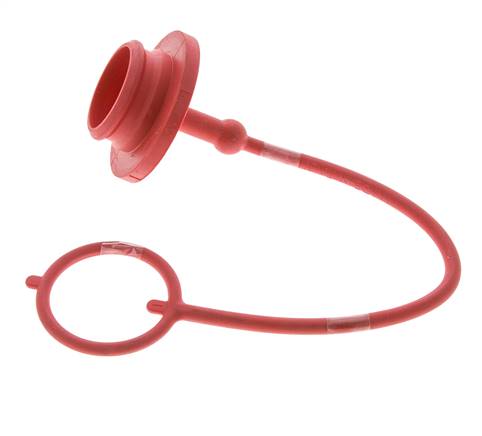 tapa de protección contra el polvo de plástico de 60 mm para la toma de acoplamiento ISO 7241-1 B