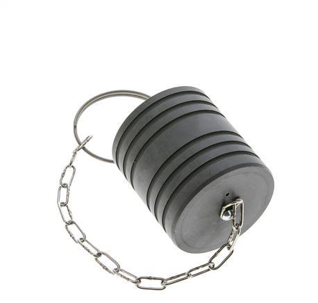 44.tapa de protección contra el polvo de plástico de 5 mm para tapón de acoplamiento ISO 7241-1 B