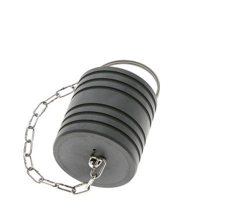 44.tapa de protección contra el polvo de plástico de 5 mm para tapón de acoplamiento ISO 7241-1 B