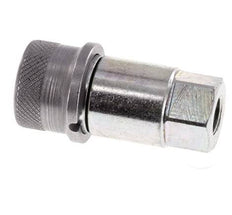 Acero DN 4 Boca Hidráulica de Cara Plana G 1/8 pulgadas Rosca Hembra D 13,5mm