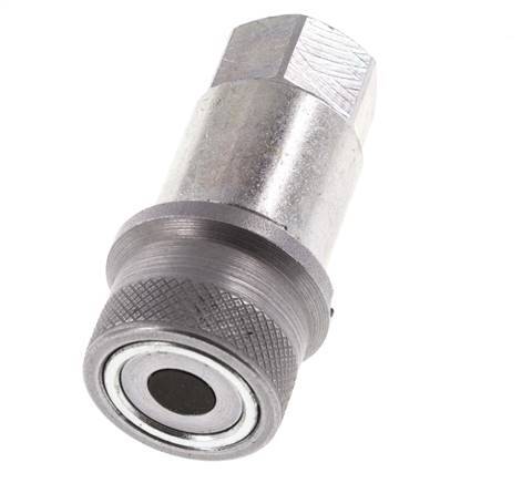 Acero DN 4 Boca Hidráulica de Cara Plana G 1/8 pulgadas Rosca Hembra D 13,5mm
